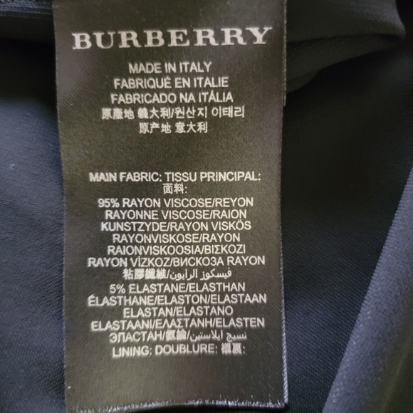 BURBERRY PRORSUM |  BLK FAUX WRAP MINI DRESS - Picture 12 of 12